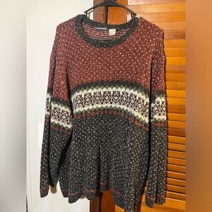 Vintage Fashion Bug Printed Sweater